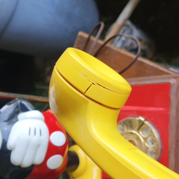 Rare Unique Vintage MCM Collectable Mickey Mouse Rotary Phone Lamp Walt Disney - Picture 6 of 15